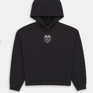 LULULEMON X MADHAPPY mad happy SIZE 10 PULLOVER HOODIE SWEATSHIRT COLLAB BLACK